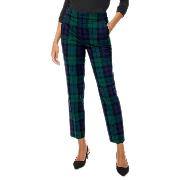 J Crew Factory Black Watch plaid Holland Blackwatch Plaid Green S 4 NWT BT015 - Picture 1 of 11